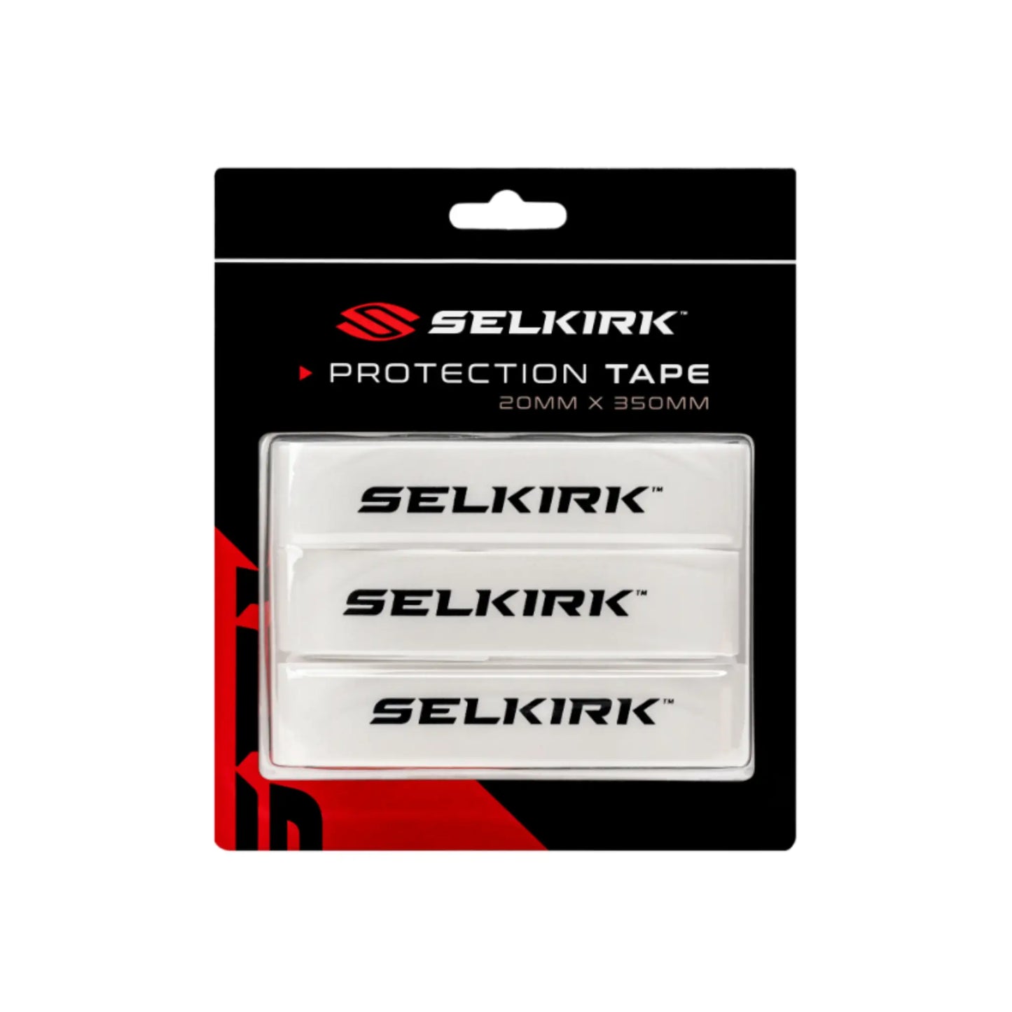 Selkirk Ruban de protection pour raquette de Pickleball - Blanc 20mm