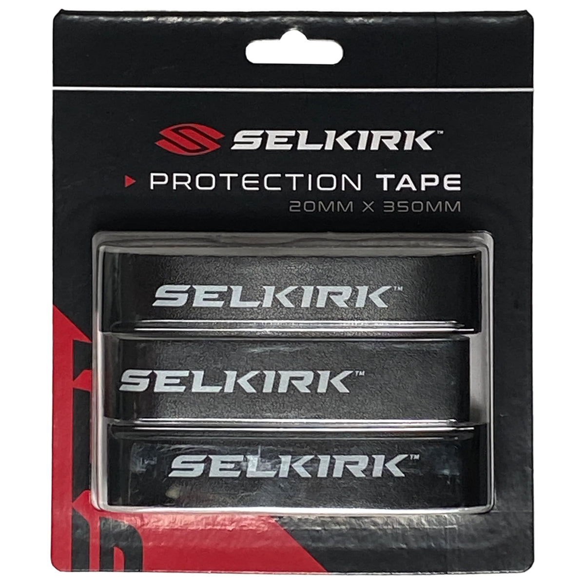 Selkirk Pickleball Paddle Protective Edge Guard Tape - Black 20mm - Tenniszon