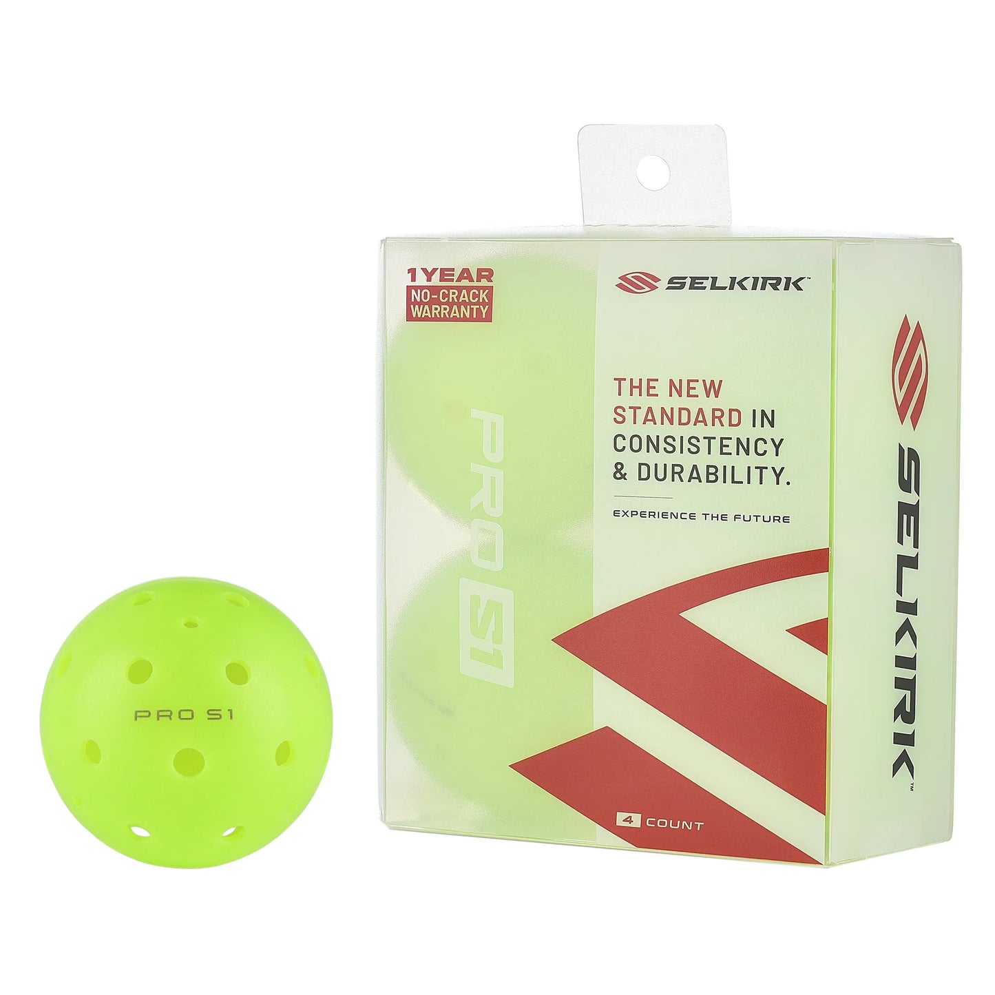 Selkirk Balles de pickleball Pro S1(paquet de 4)