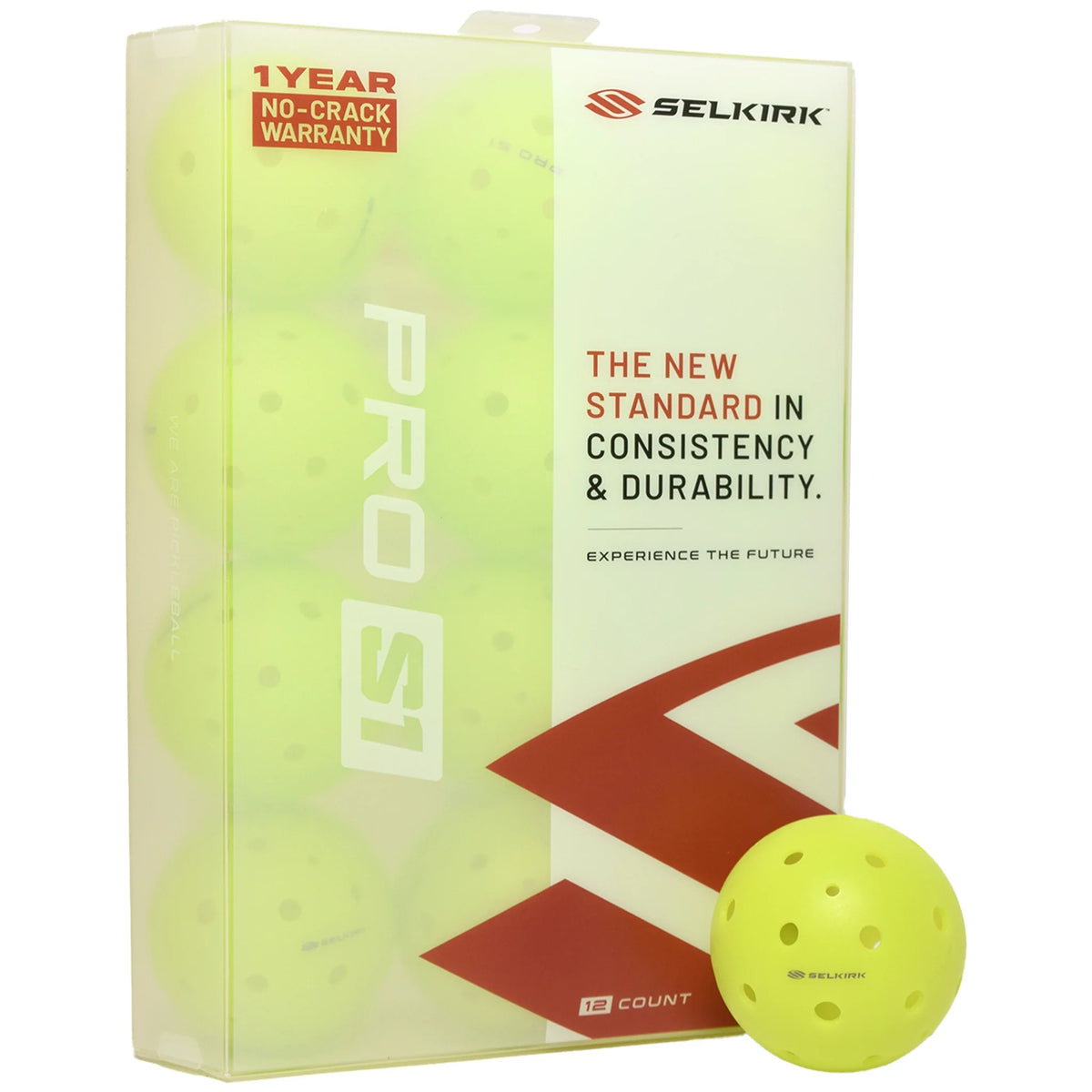 Selkirk Balles de pickleball Pro S1(paquet de 12)