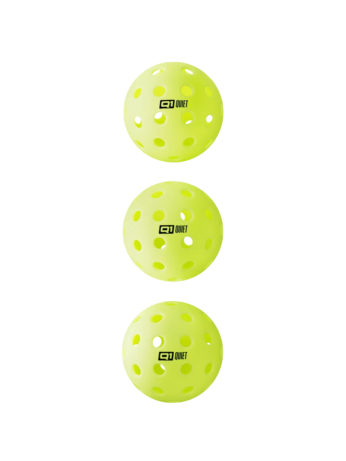 Selkirk Q1 Balles silencieuse de pickleball (homologuée par l'USAPA) - Lot de 3