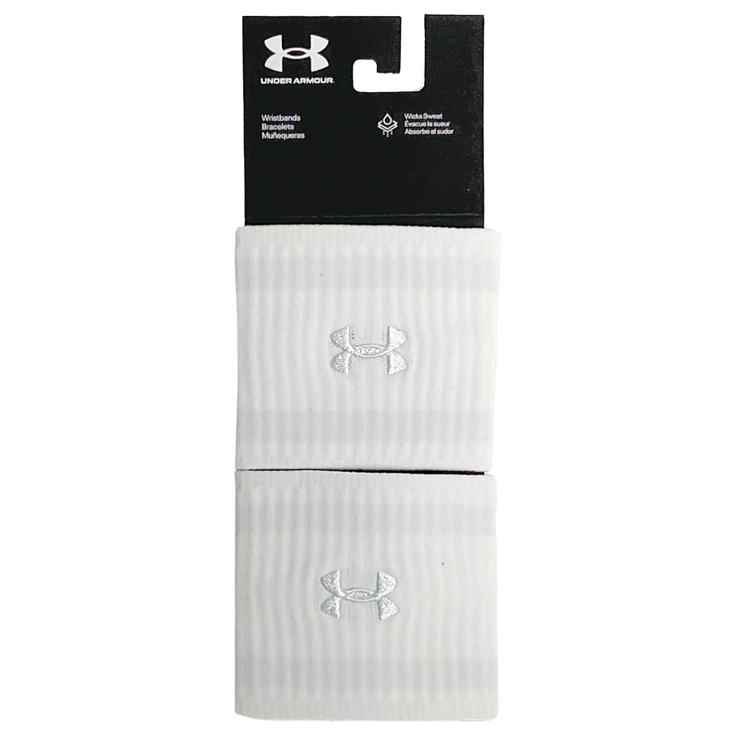 Under Armour Unisex Lightweight Terry Wristbands White 1389939-100