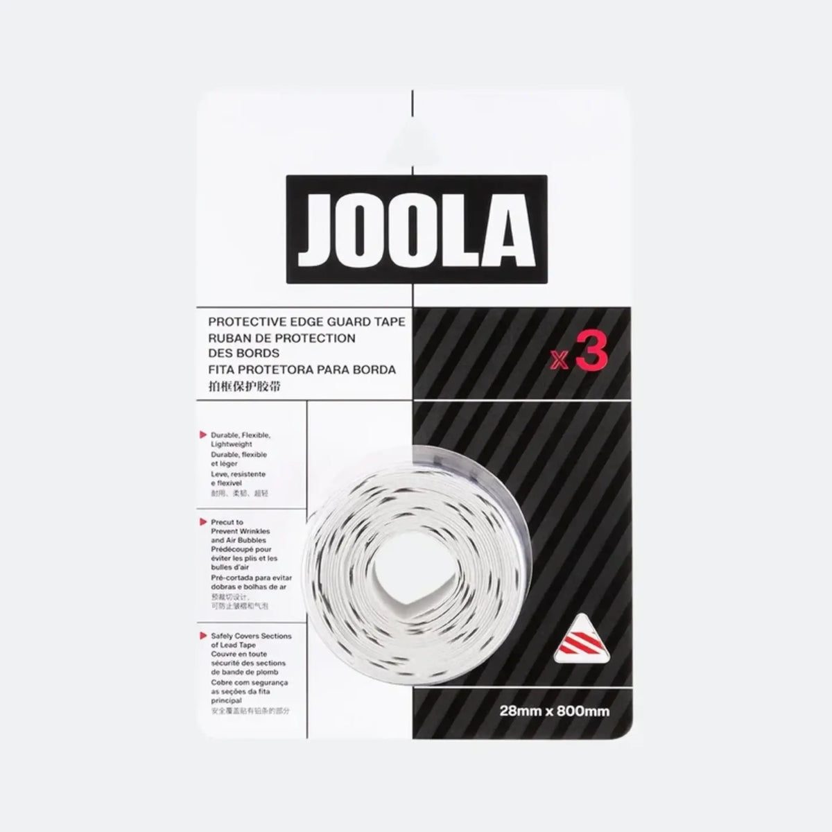 Joola Pro IV Pickleball Edge Guard Tape (28mm x 800mm) - Perseus Pro IV Red