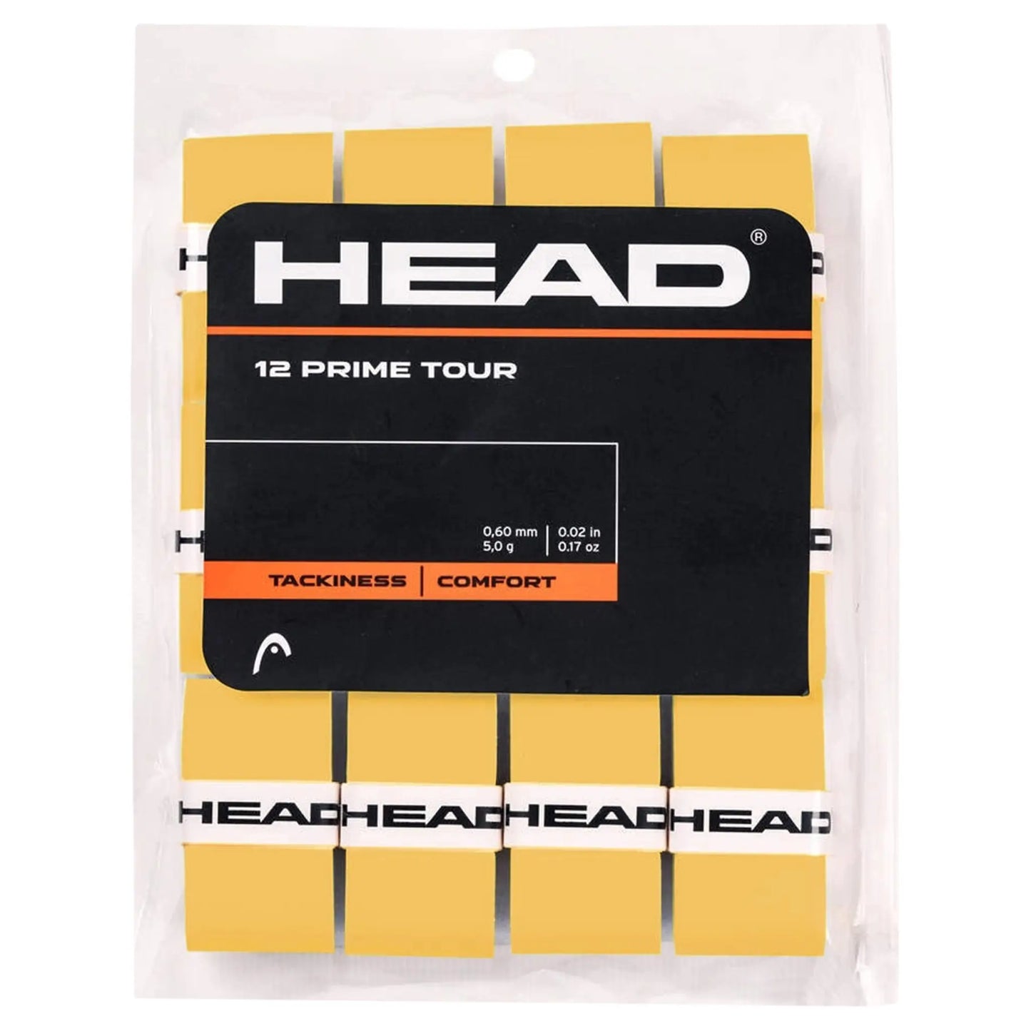 Head overgrip Prime Tour Yellow 12PK - Tenniszon