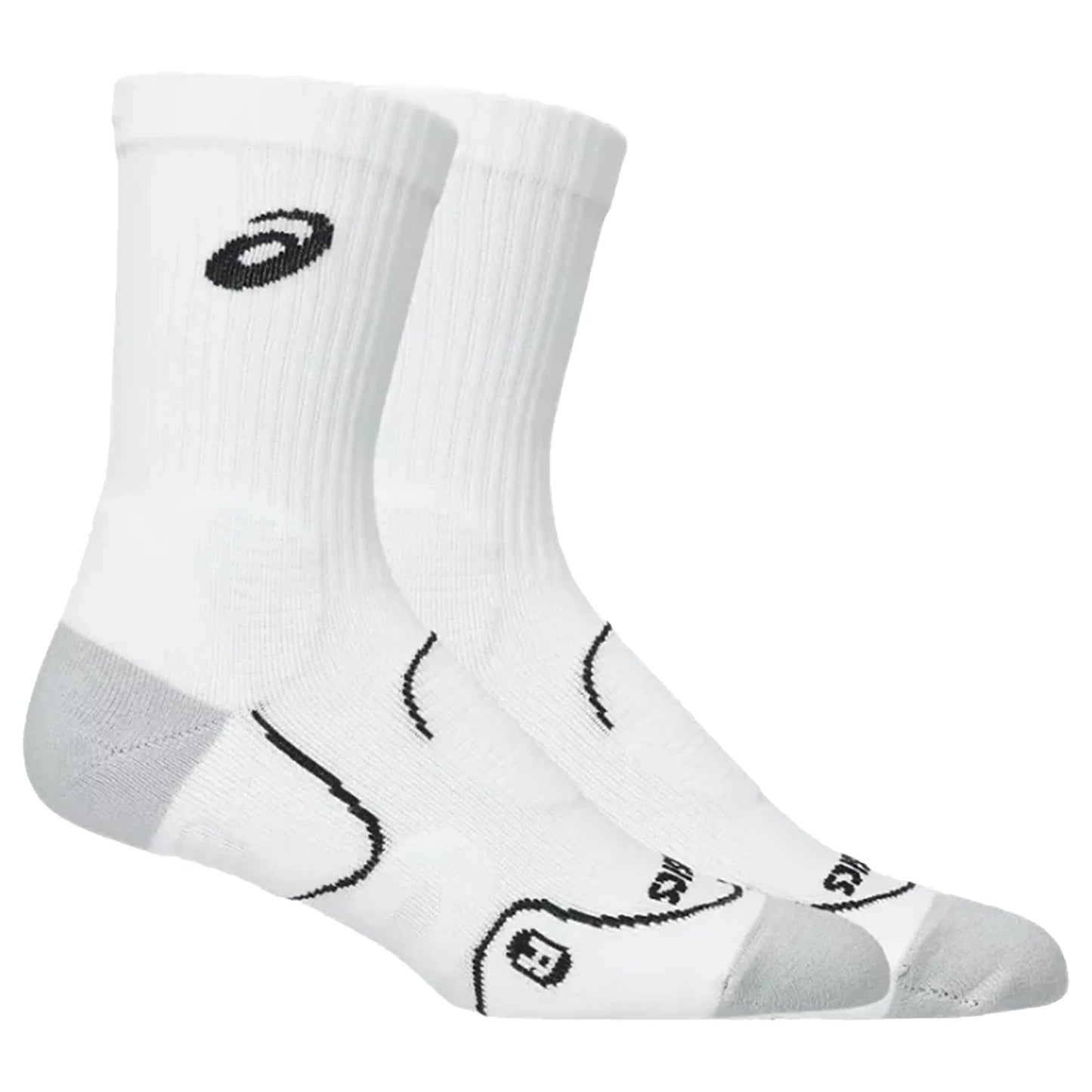 Asics Court+ Tennis Crew Socks 3043A136-100 (1 Pair) White