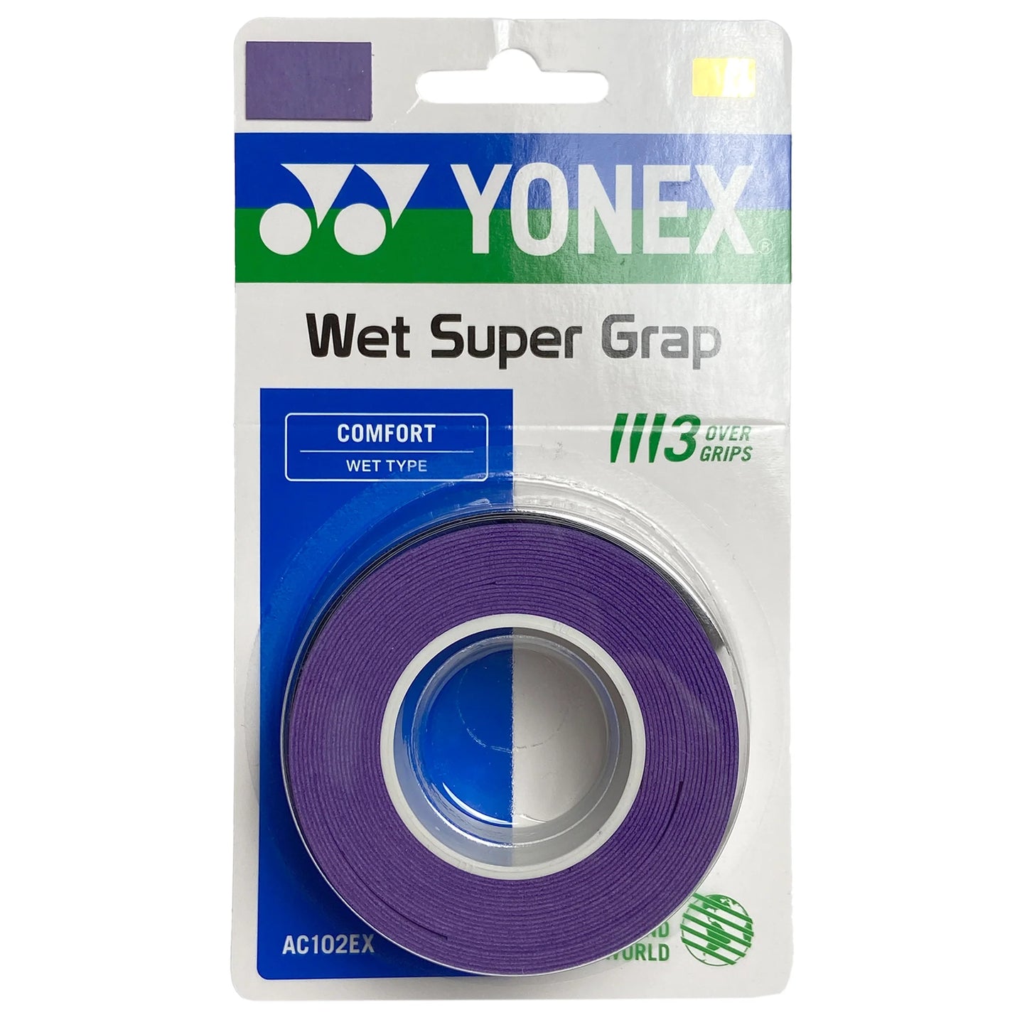 Yonex overgrip Wet Super Grap (3) Deep Purple - Tenniszon