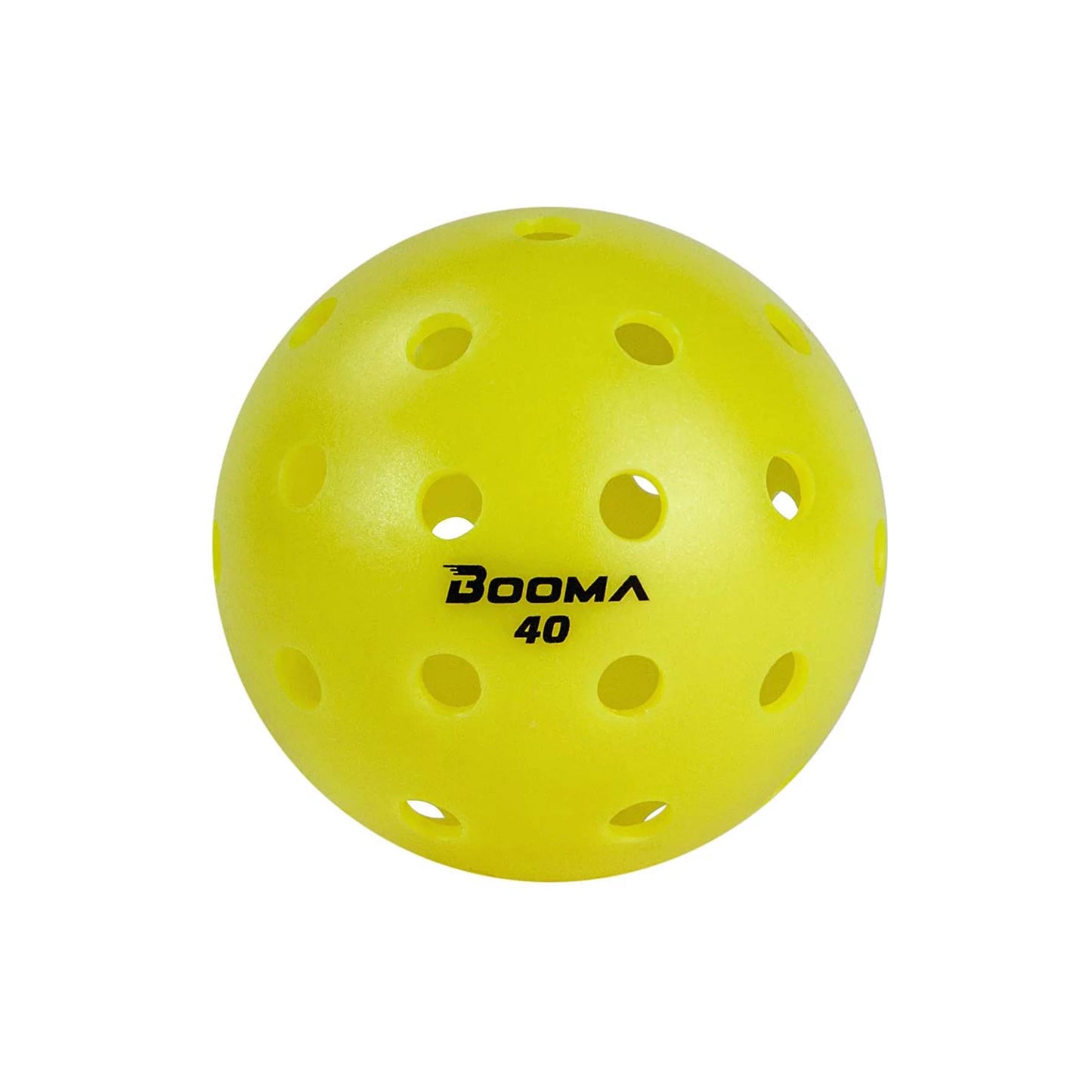 Booma 40 Balles de pickleball extérieures jaunes (6)