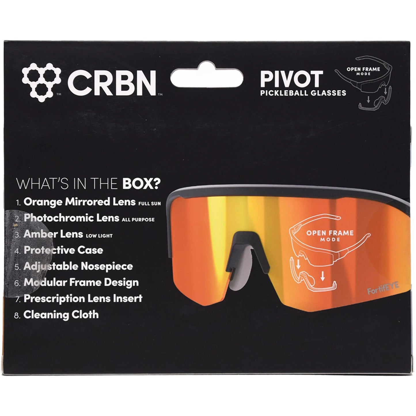 CRBN Pivot Pickleball Glasses