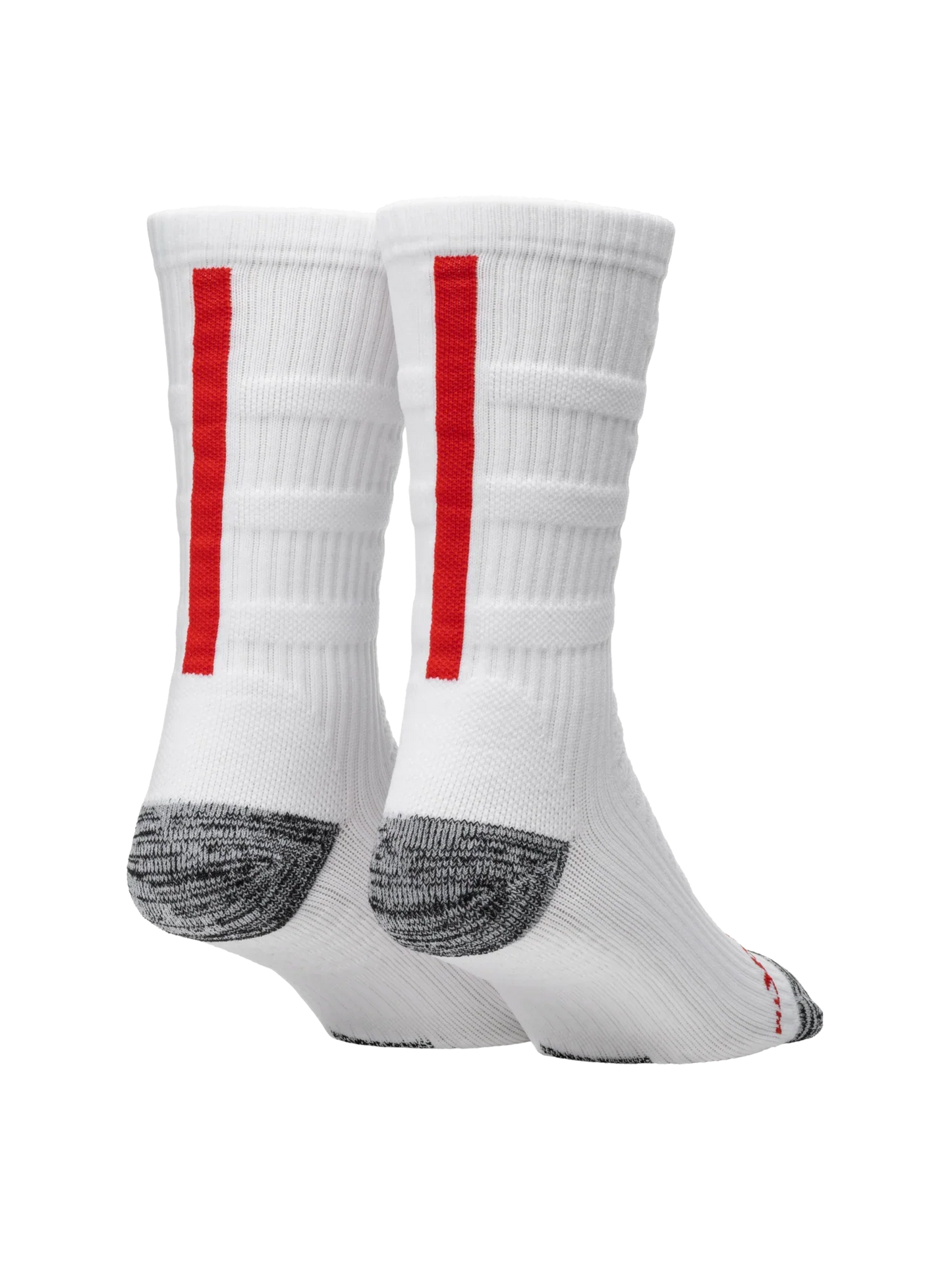 Chaussettes de pickleball Selkirk Courtlock Crew - Blanc craie/Rouge