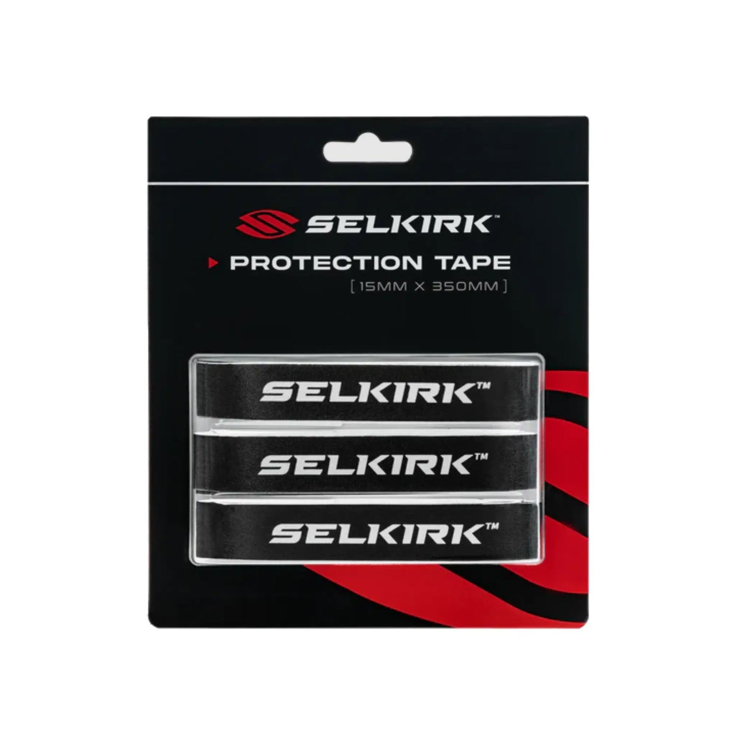 Selkirk Ruban de protection pour raquette de Pickleball - Noir 15mm