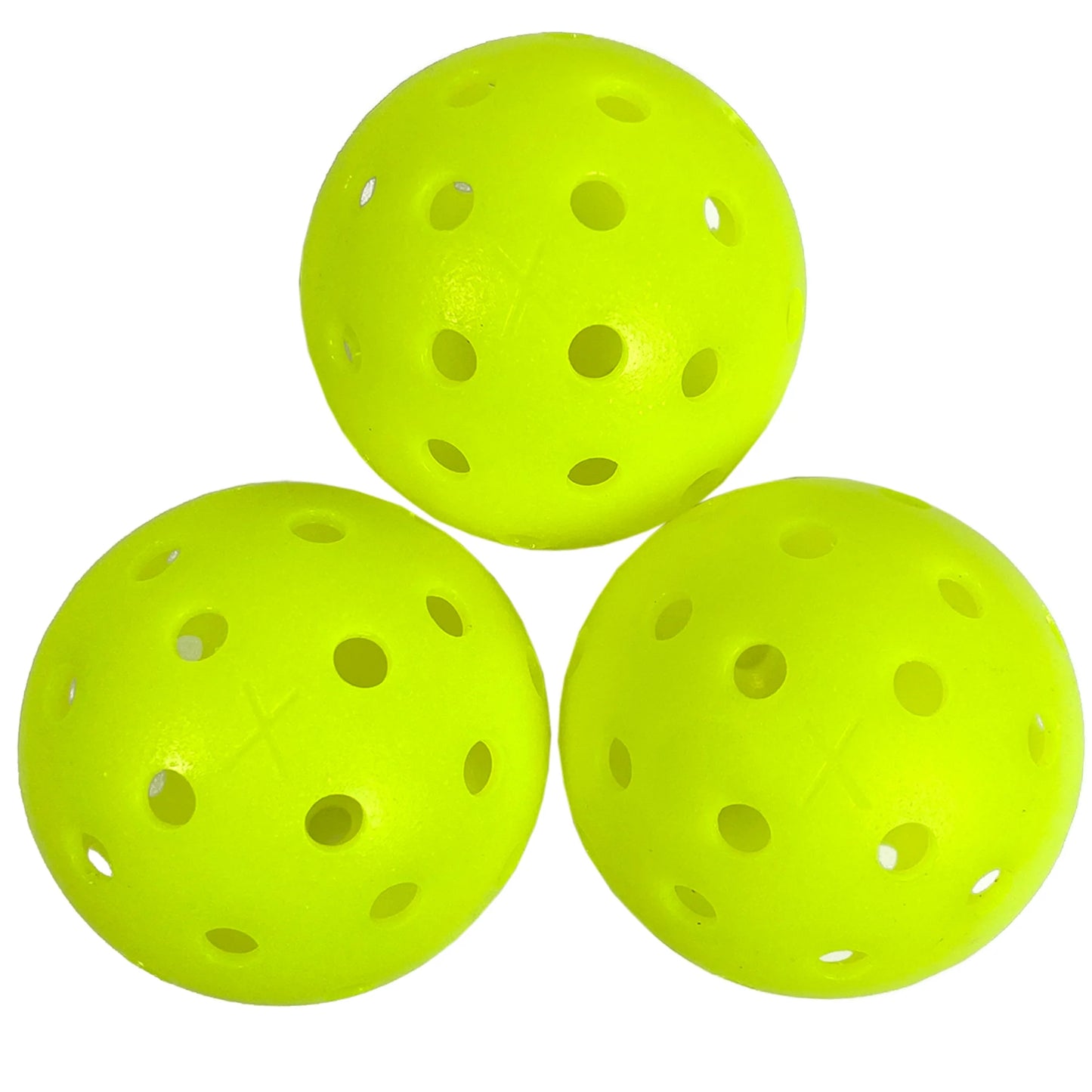 Franklin Pickleball X-40 Outdoor (Pkg of 3) - Optic Yellow - Tenniszon
