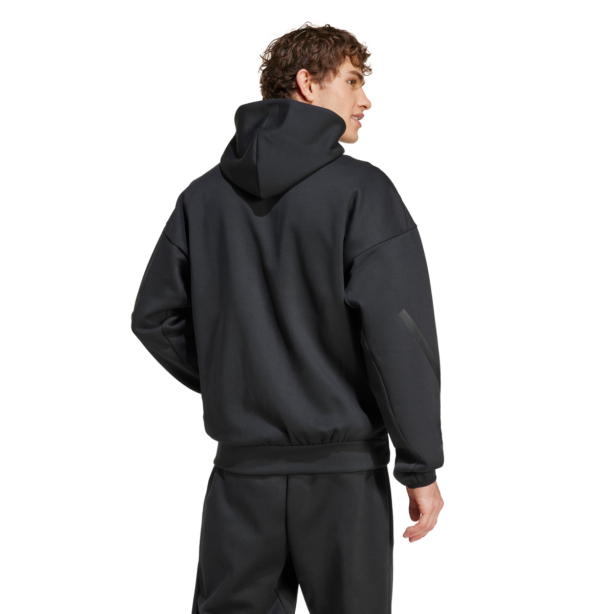 Adidas Men's Z.N.E. Full-Zip Hooded Jacket JE7538 - Black