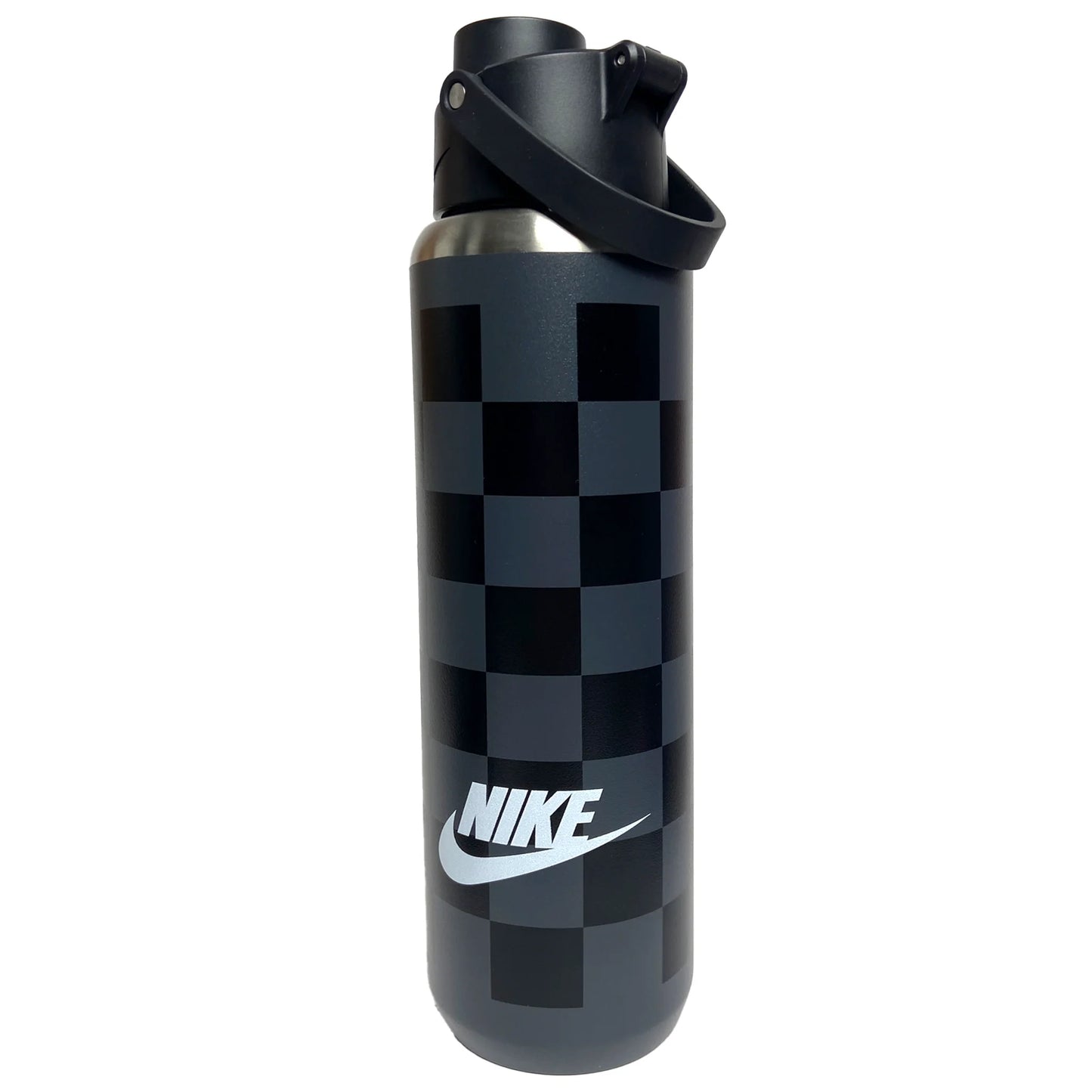 Nike SS Recharge Chug Graphic (24 oz.) - Insulated Bottle with Chug Cap - Grey