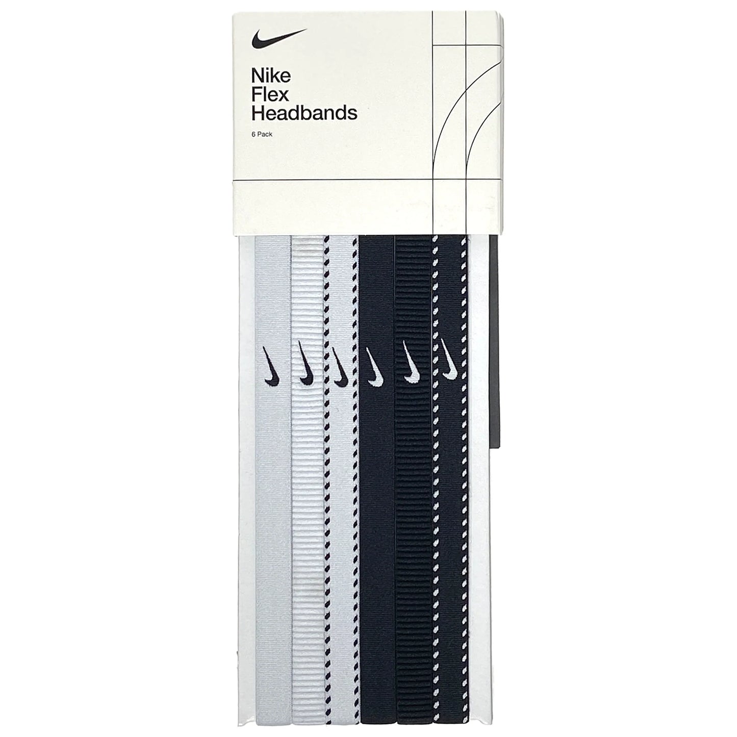 Nike Flex Classic Headbands 6pk N1011927189OS - Tenniszon