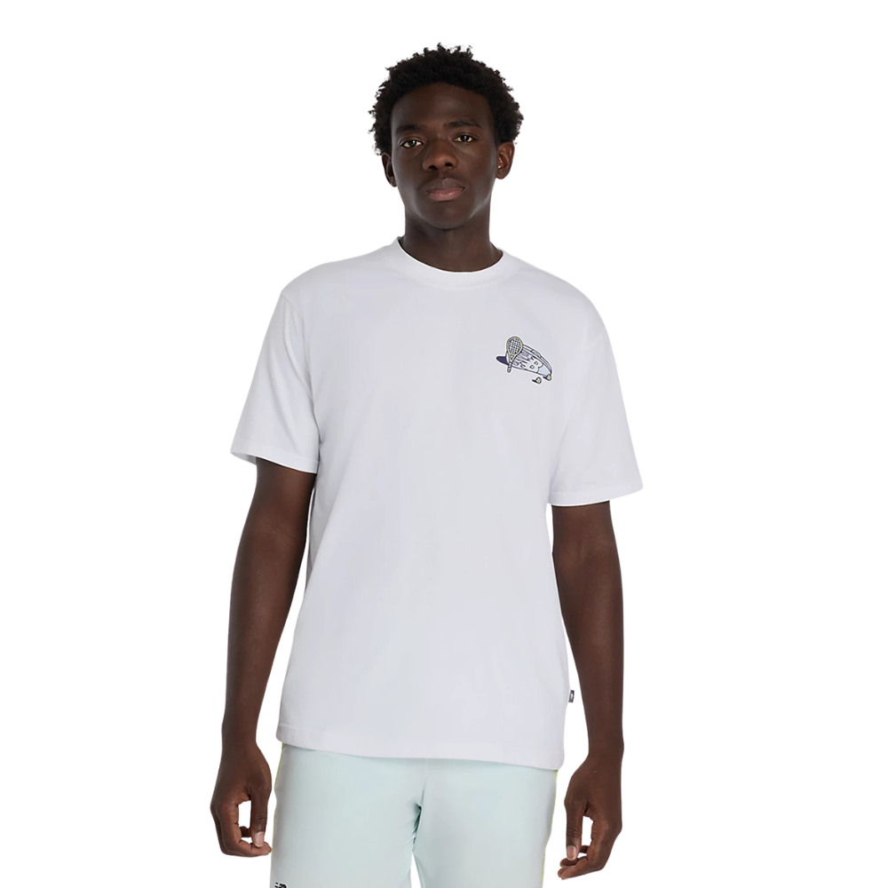 New Balance T-shirt graphique pour homme - Blanc