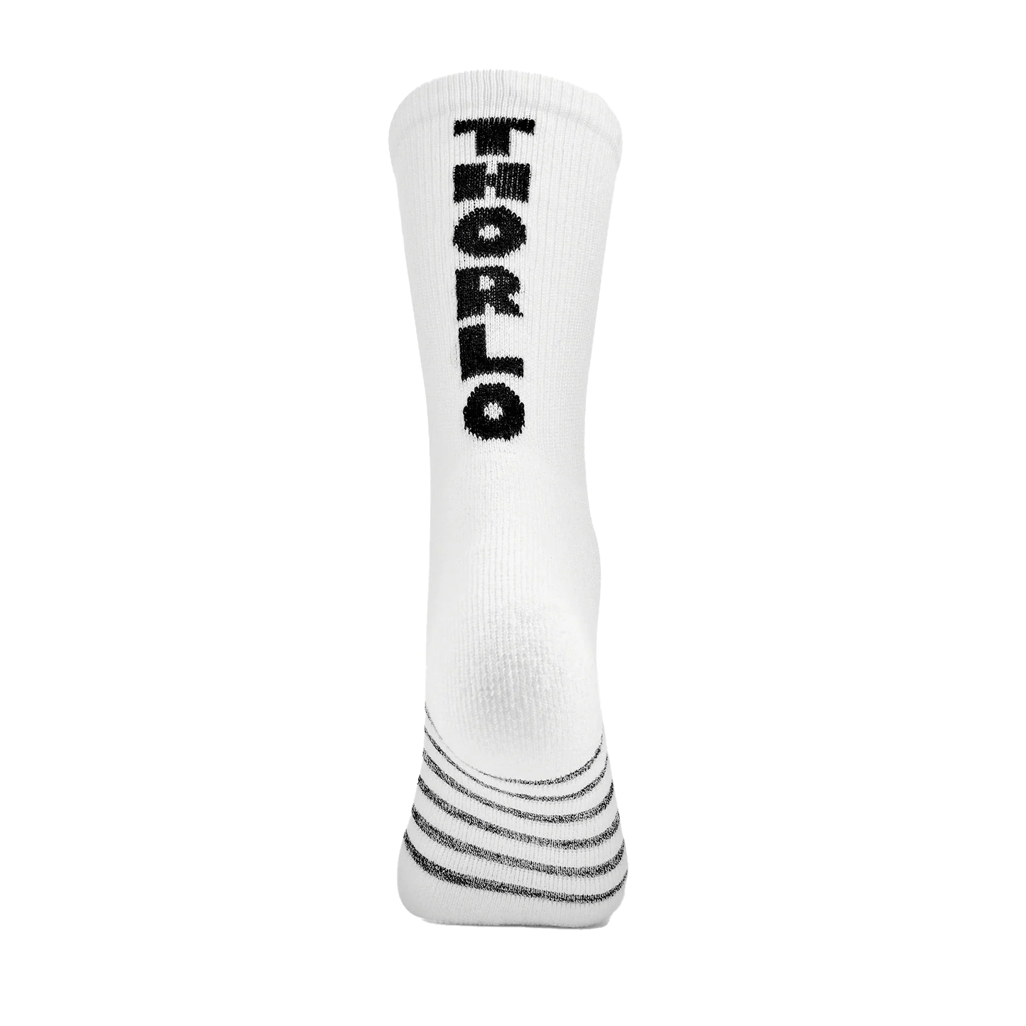Thorlo Light Cushion Crew Pickleball Socks White/Black (P1CXU01-WHBLK)