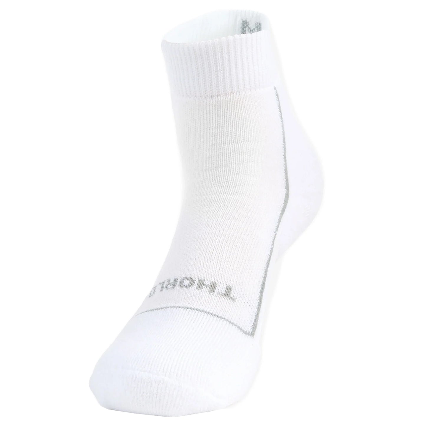 Thorlo Light Cushion Ankle Pickleball Socks White (PBMU01-WH)