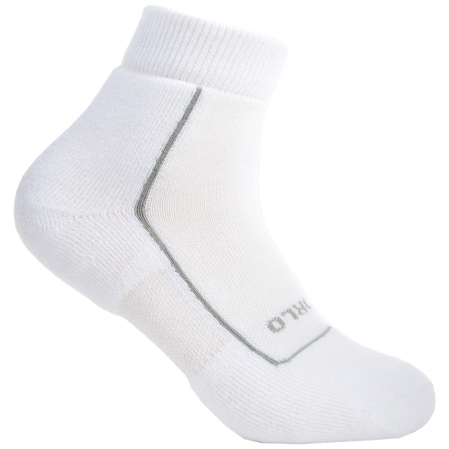 Thorlo Light Cushion Ankle Pickleball Socks White (PBMU01-WH)