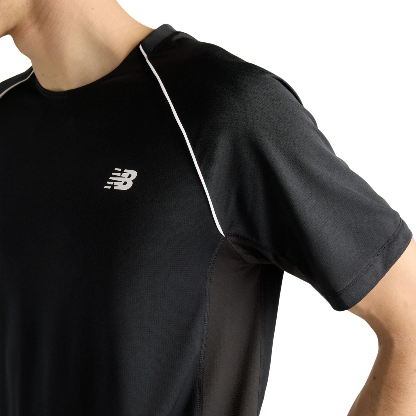 New Balance T-shirt de tournoi pour homme - Noir