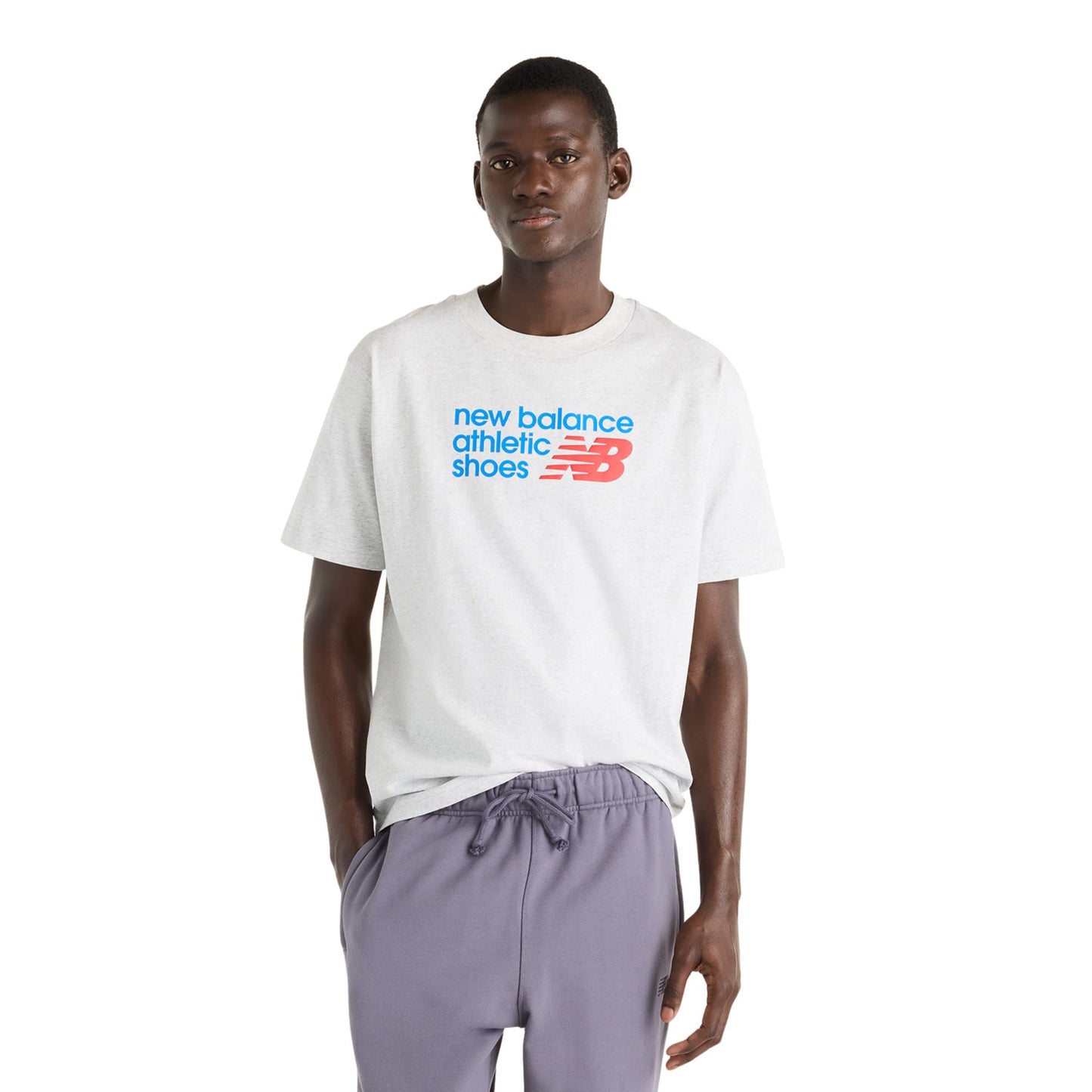 New Balance T-shirt Athletics Premium pour homme - Blanc