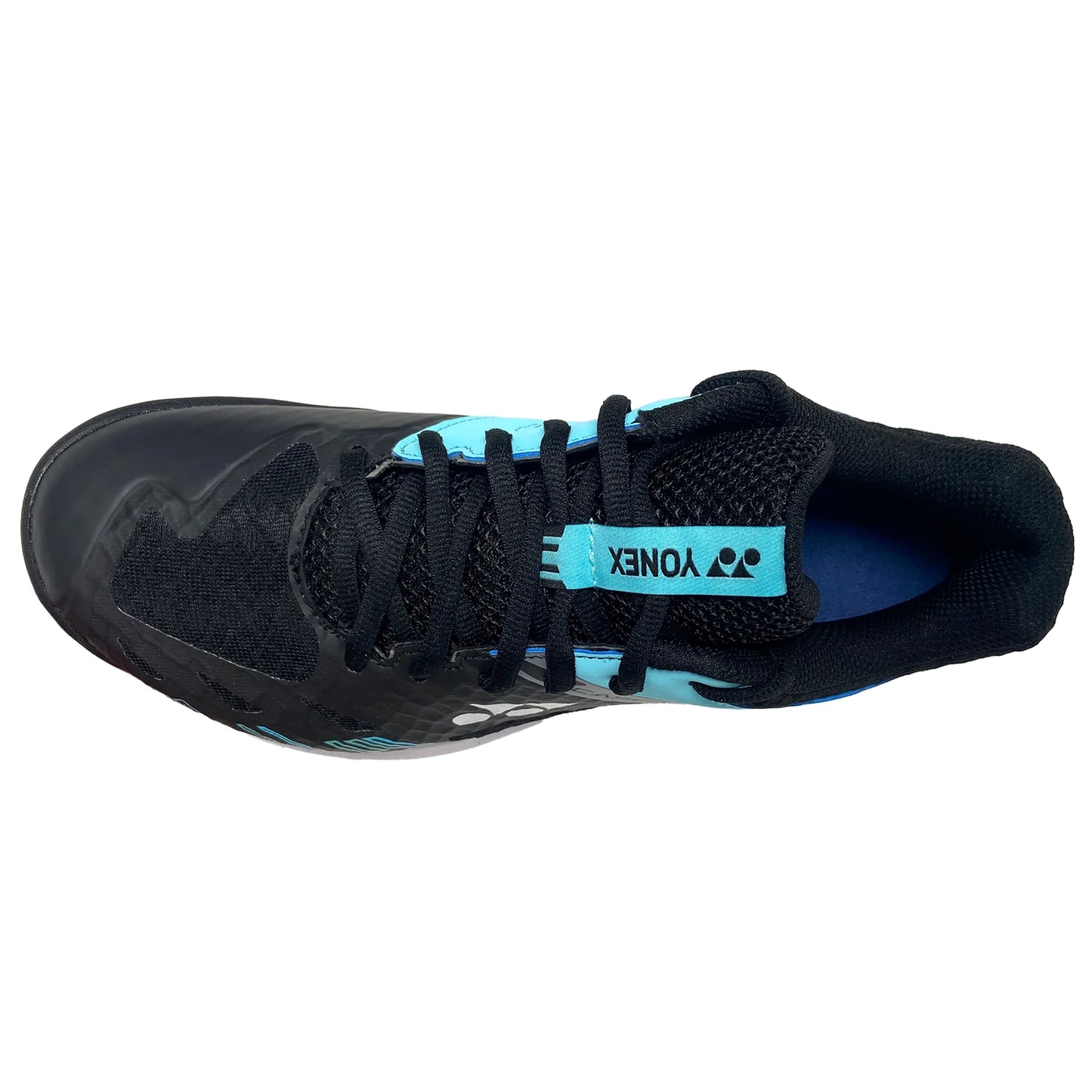 Yonex Power Cushion Cascade Accel WIDE Men's Indoor Black/Ice Blue - Tenniszon