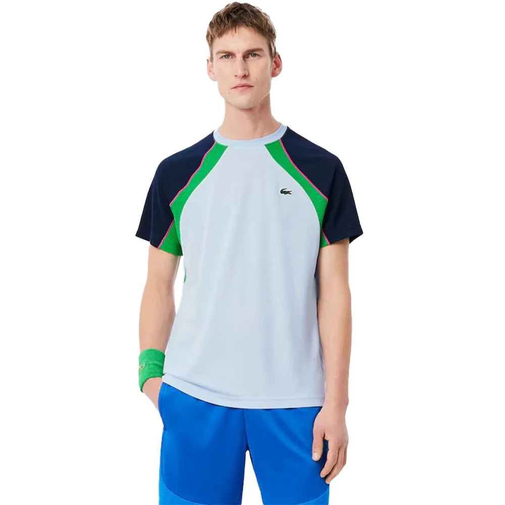Lacoste T-Shirt Ultra Dry Colour-Block pour homme TH8951-52-HIA