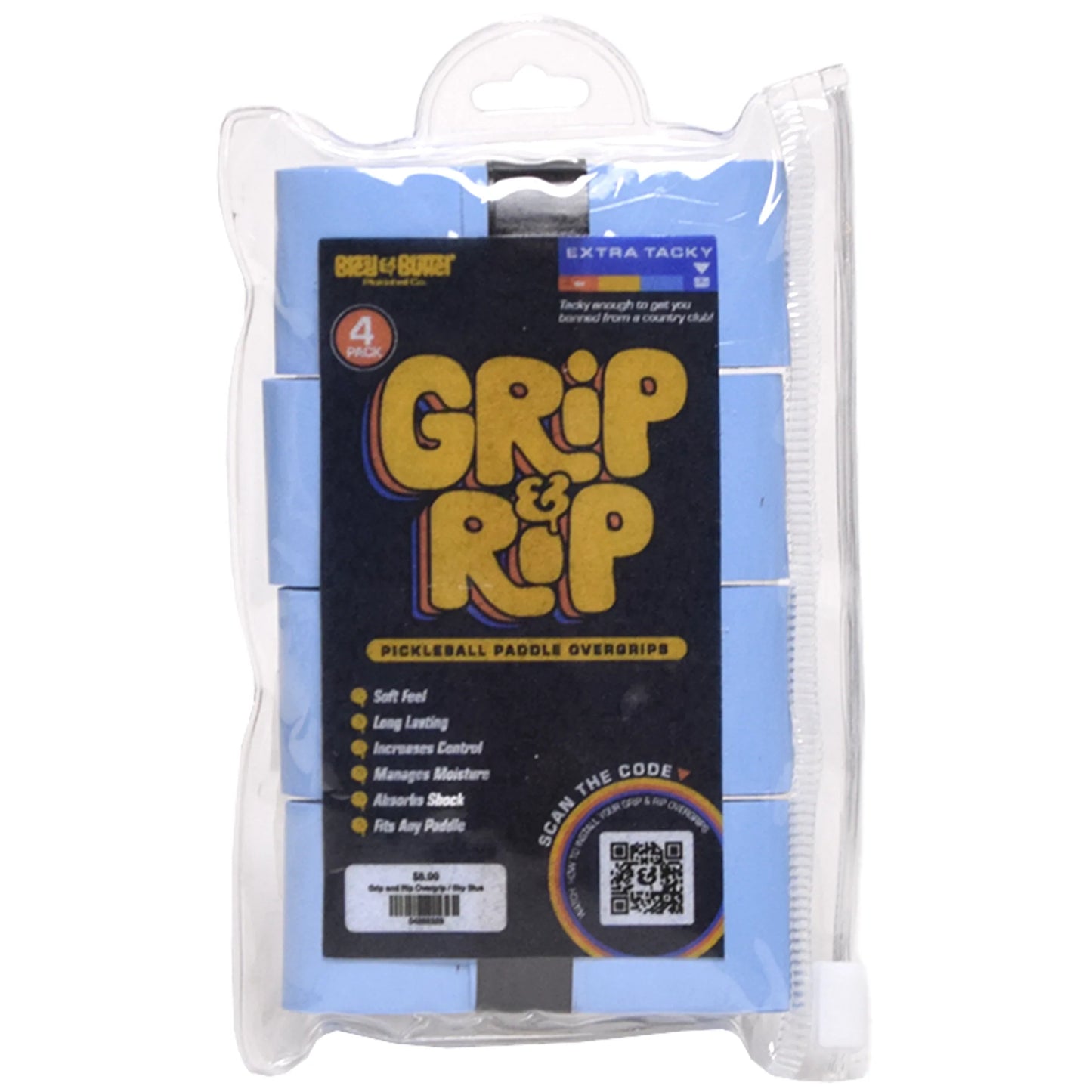 Bread & Butter Grip and Rip Tacky Overgrip - Blue