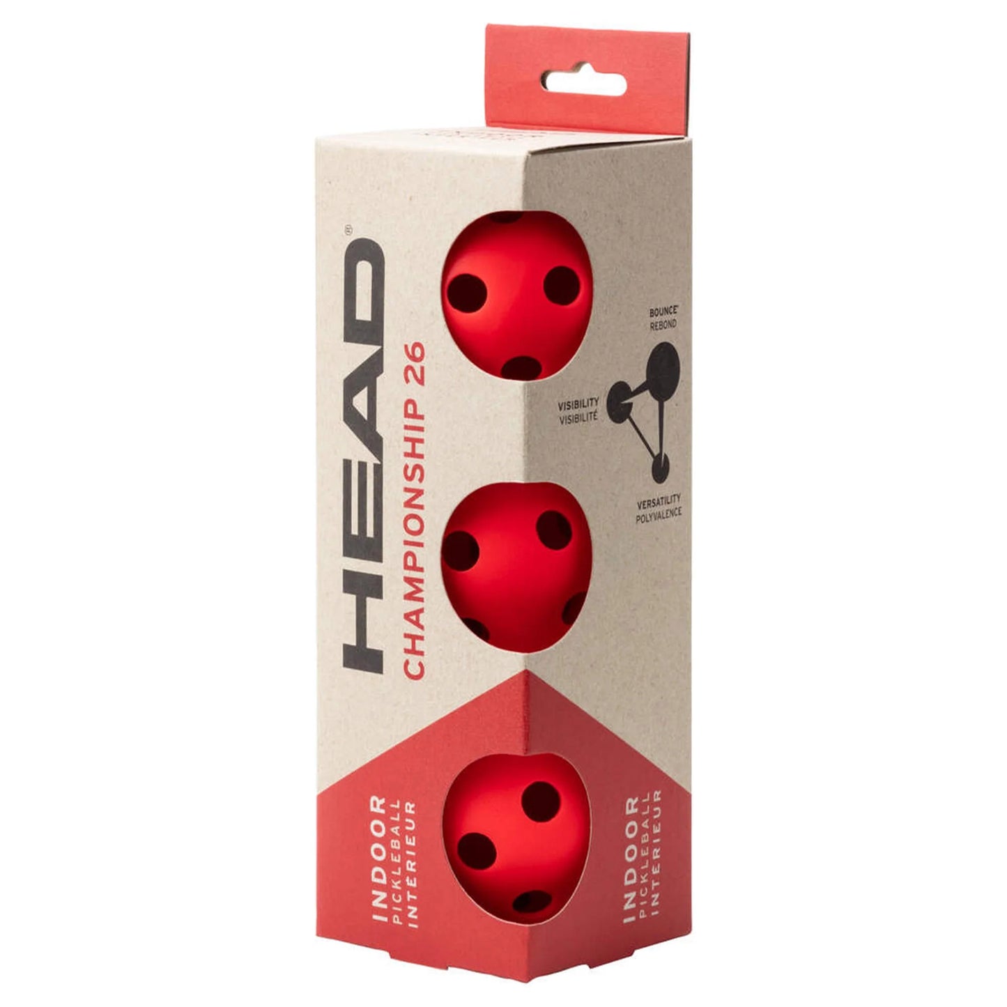 Head Championship 26 Indoor 3pcs (557023) - Tenniszon
