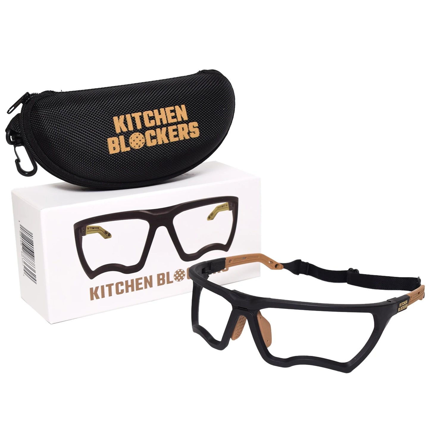 Kitchen Blockers Lensless Protective Eyewear - Black - Tenniszon