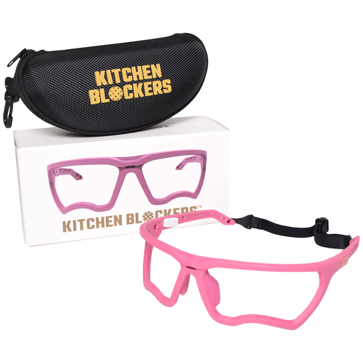 Kitchen Blockers Lunettes de protection sans lentilles - Rose