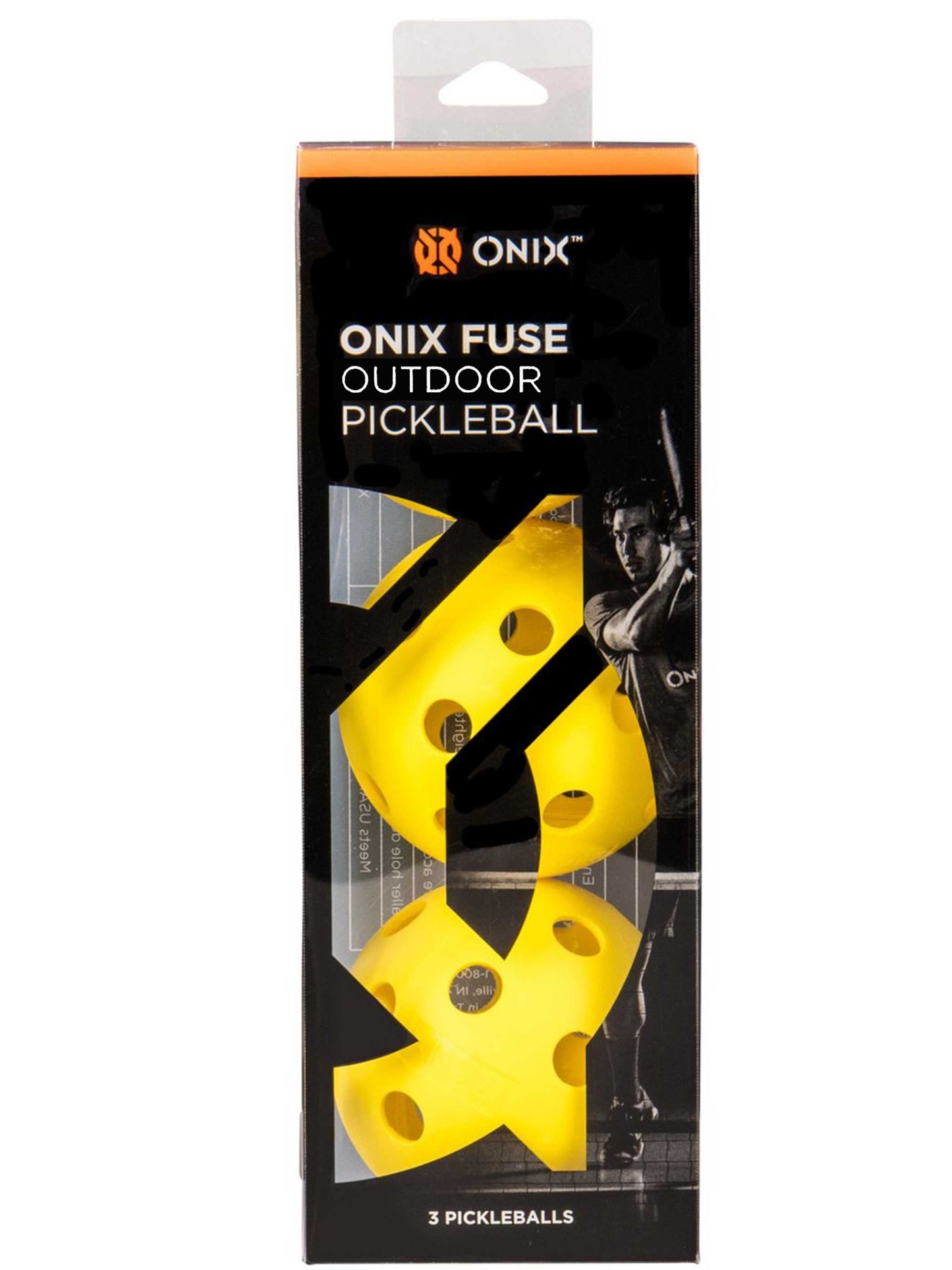 Onix balls Fuse Outdoor (pkg 3) Yellow