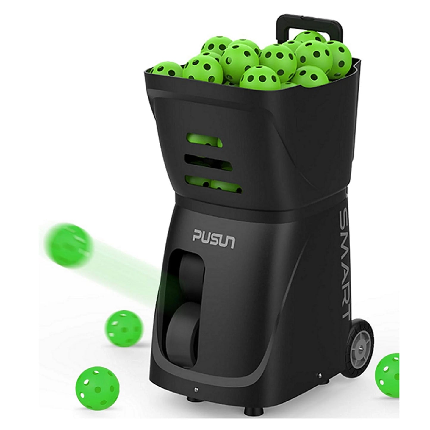 Pusun PP-SMART lance-balles portatif pour Pickleball - Noir
