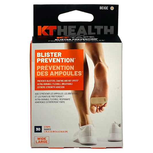 KT HEALTH bande large de prévention des ampoules - Beige