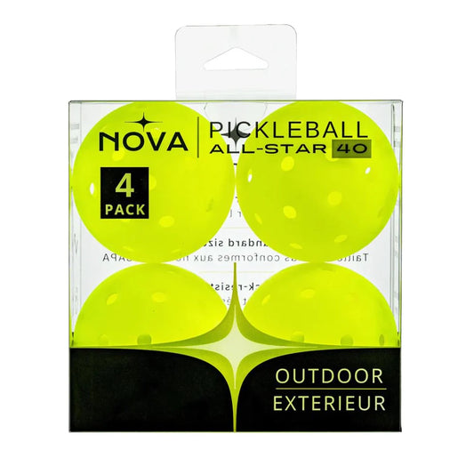 Nova Balle d'extérieur pickleball All-Star 40 (Paquet de 4)