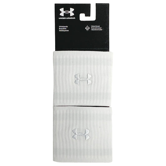Under Armour poignets légers unisexe Blanc 1389939-100