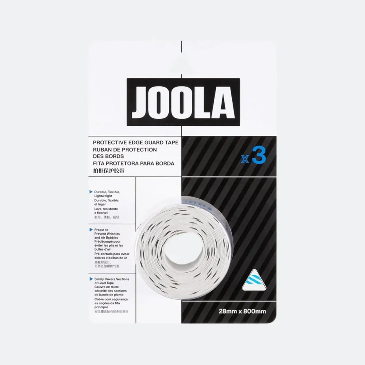 Joola Pro IV Pickleball Edge Guard Tape (28mm x 800mm) - Hyperion Pro IV Blue