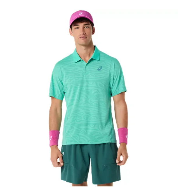 Asics Men's Match Jacquard Polo SS Top 2041A387-300