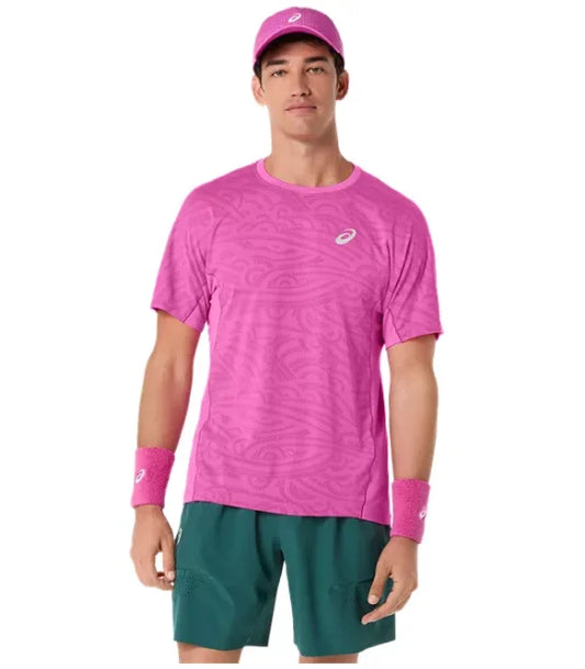 Asics Men's Match Jacquard SS Top 2041A391-700