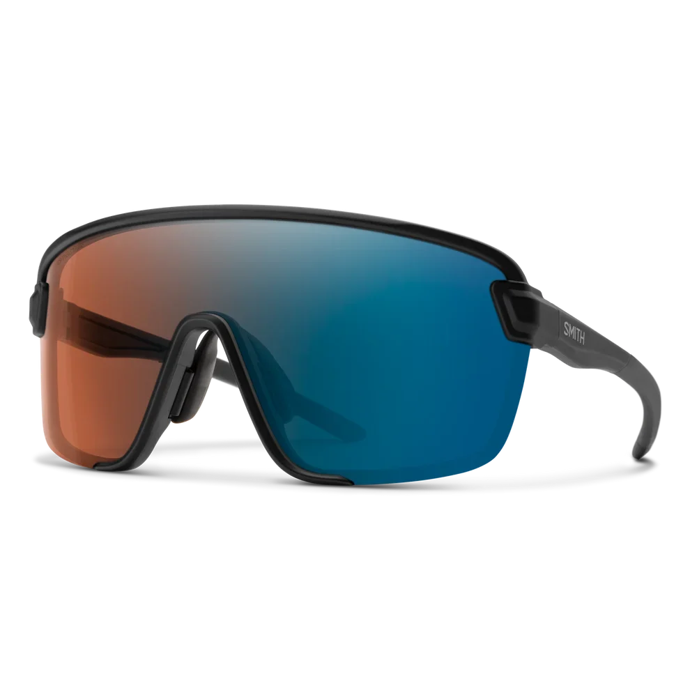 Smith Bobcat Sunglasses (Matte Black/ChromaPop Glacier Photochromic Copper Blue Mirror)