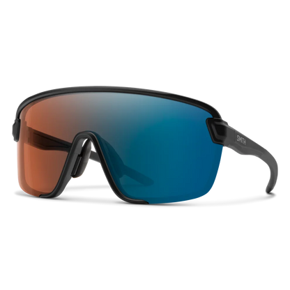 Smith Bobcat Sunglasses (Matte Black/ChromaPop Glacier Photochromic Copper Blue Mirror)