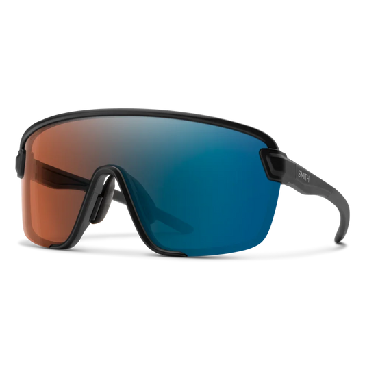 Smith Bobcat Sunglasses (Matte Black/ChromaPop Glacier Photochromic Copper Blue Mirror)