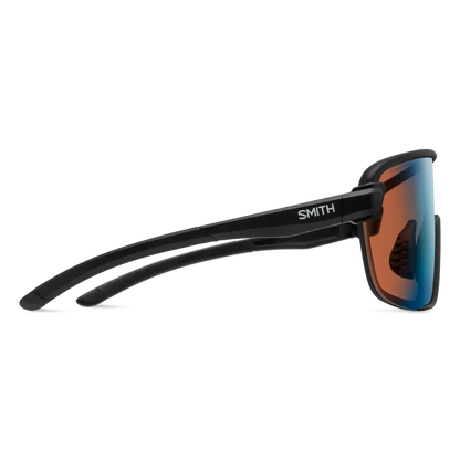 Smith Bobcat Sunglasses (Matte Black/ChromaPop Glacier Photochromic Copper Blue Mirror)