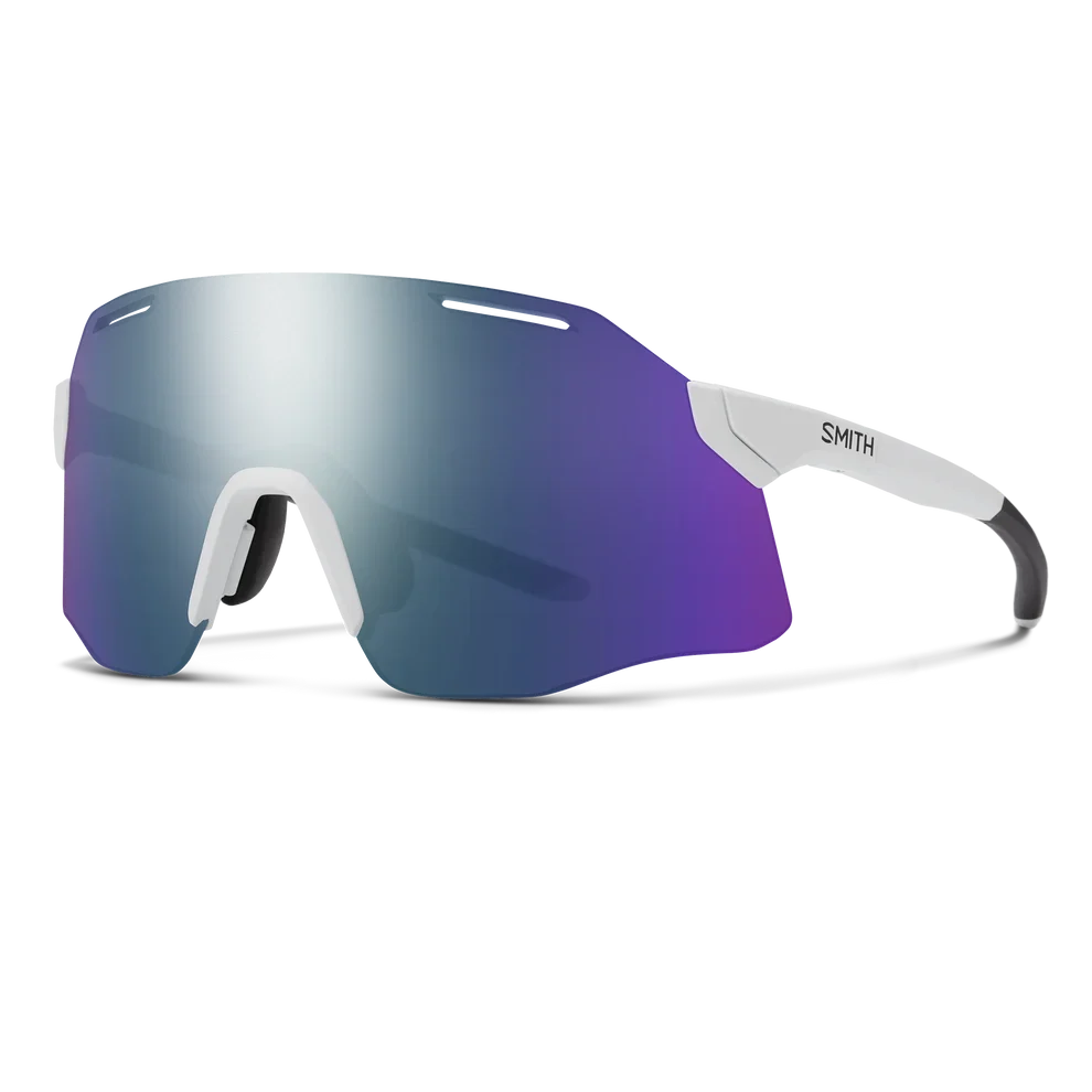 Smith Vert Sunglasses (White/ChromaPop Violet Mirror)