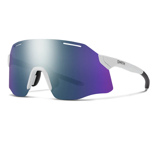 Smith Vert Sunglasses (White/ChromaPop Violet Mirror)