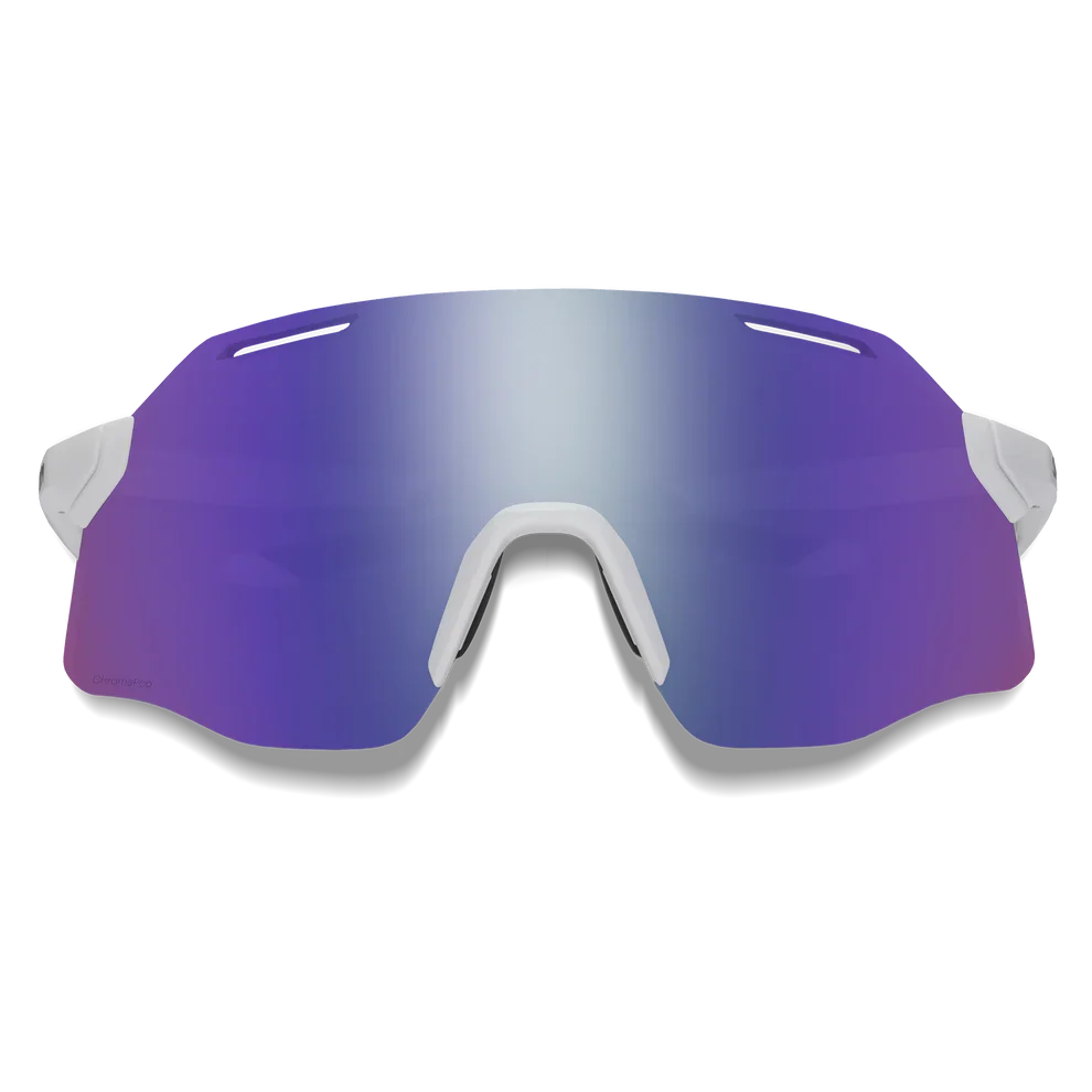 Smith Vert Sunglasses (White/ChromaPop Violet Mirror)