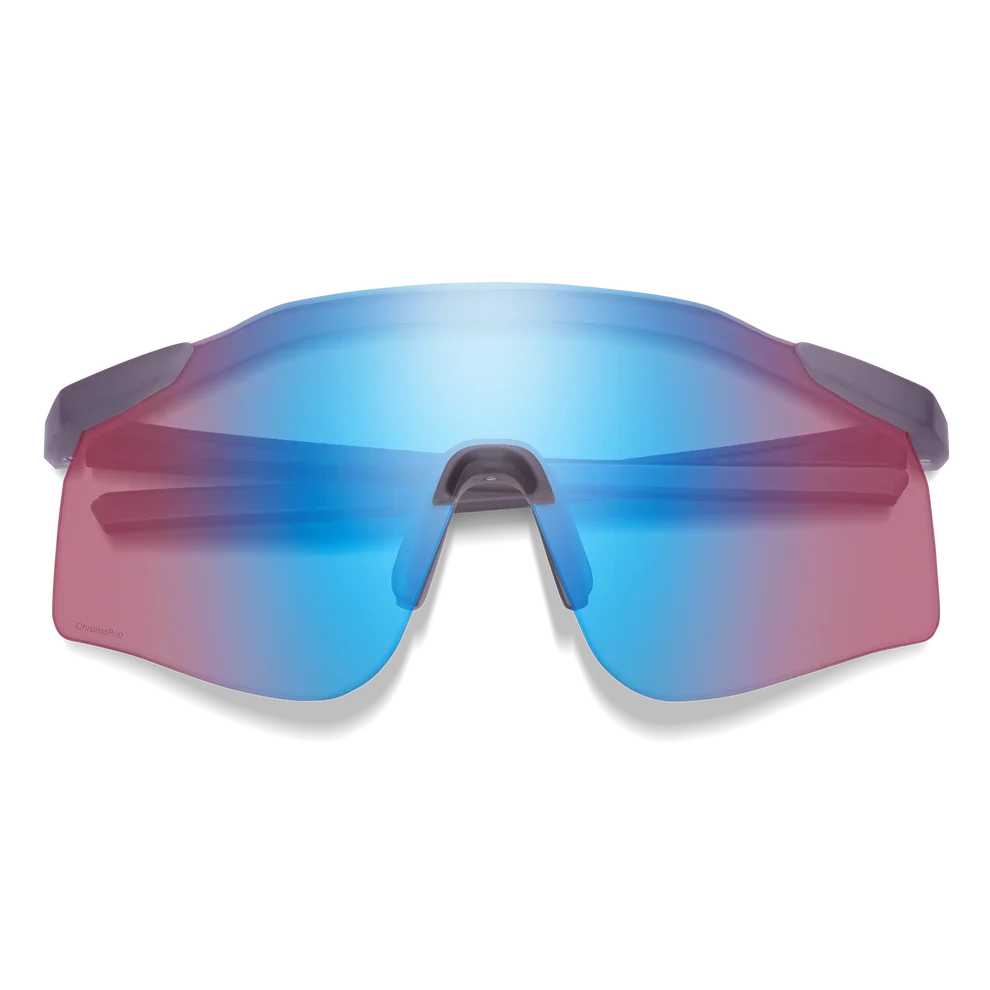 Smith Defy Sunglasses (Matte Meteorite Crystal/ChromaPop Low Light Rose Blue Mirror)