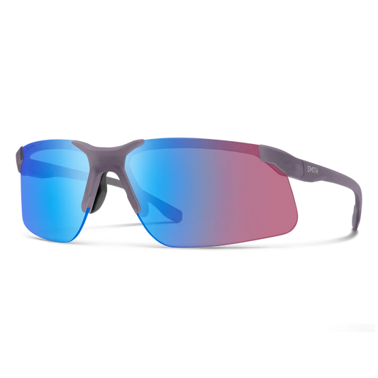 Smith Cipher Sunglasses (Matte Meteorite Crystal/ChromaPop Low Light Rose Blue Mirror)