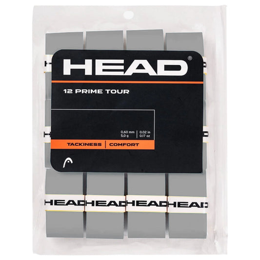 Head overgrip Prime Tour Gris 12/pqt
