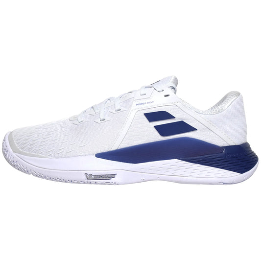 Babolat Men's Propulse Fury 3 AC 30S26208B-1069 White/Dark Blue