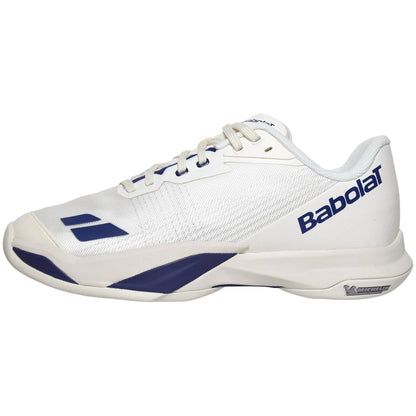 Babolat Men's Jet Mach 4 AC 30S26629B-1115 Cream/Dark Blue